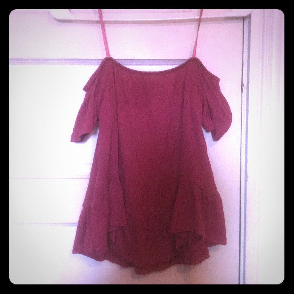 Strapless shirt